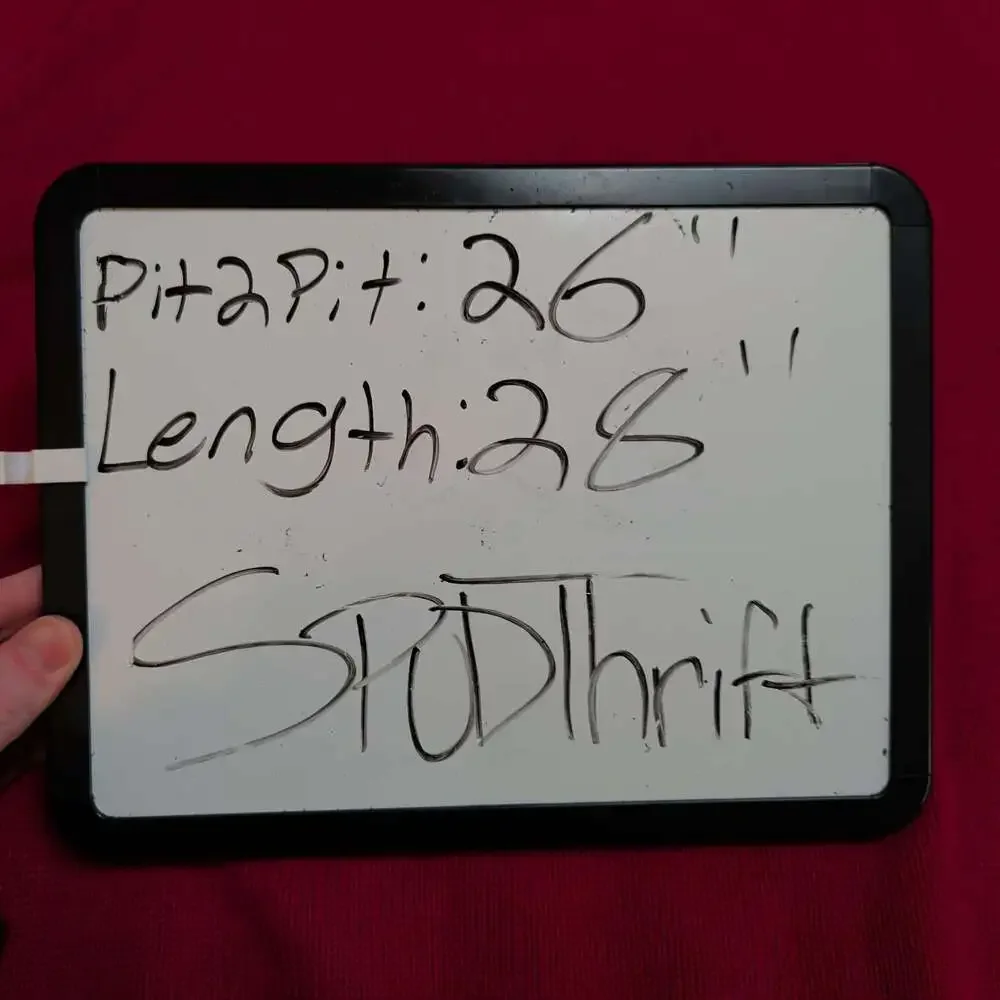 VTG Lands' End Drifter Sweater Mens XL Red Cotton Crewneck Knit Pullover USA